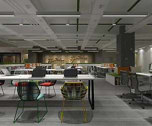 Office meeting room reception hall 06
