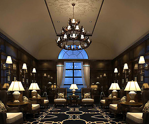 Conference room office reception hall 17