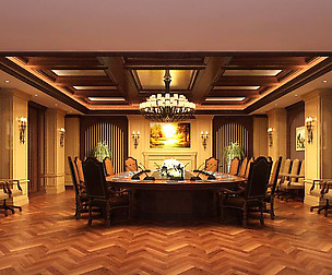 Conference room office reception hall 18
