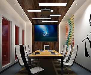 Conference room office reception hall 24