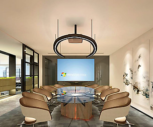 Conference room office reception hall 26