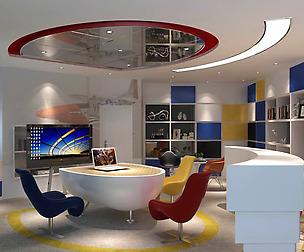 Conference room office reception hall 33