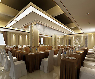 Conference room office reception hall 09