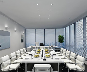 Conference room office reception hall 11