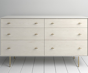 West Elm Modernist Wood Lacquer Dresser
