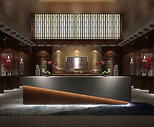 Hotel reception hall design complete 07