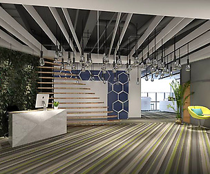 Office meeting room reception hall 05