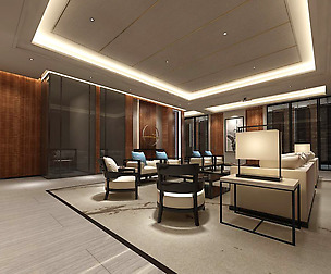 office reception hall design complete 03