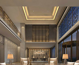 office reception hall design complete 07