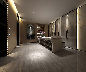 Beauty salon reception hall spa center 05