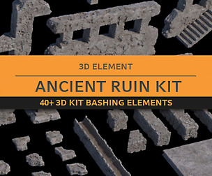 Ancient Ruin Kit (40+ Ruin Kit Bash Elements)