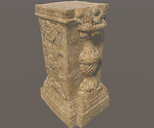 Column, Säule, Game Ready, Unity Prefab