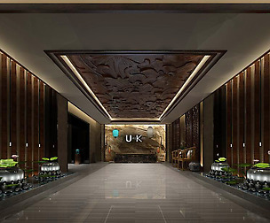 Beauty salon reception hall spa center 06