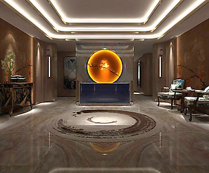 Beauty salon reception hall spa center 08