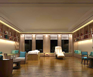 Beauty salon reception hall spa center 09
