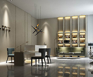 Beauty salon reception hall spa center 11