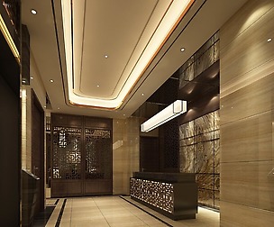 Hotel reception hall design complete 01