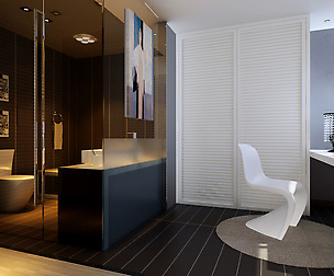 Family fashion bathroom bathroom 1809