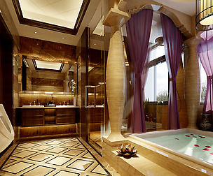 Family style bathroom toilet 1818