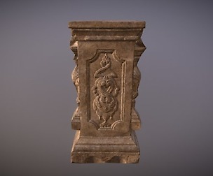 Column Game Ready Asset