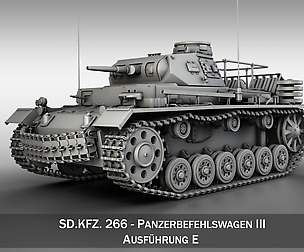 PzBefWg III - Ausf.E - Command Tank