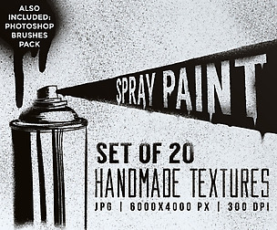 Spray paint textures