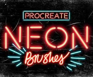 Neon Procreate brushes