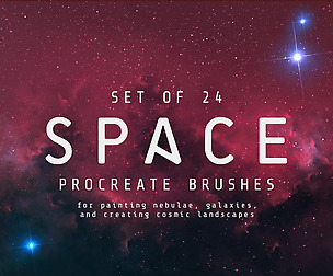 Space Procreate brushes