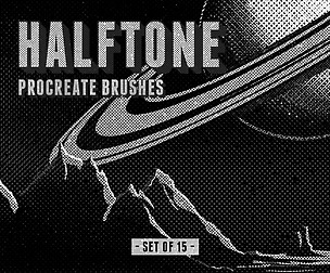 Halftone Procreate brushes