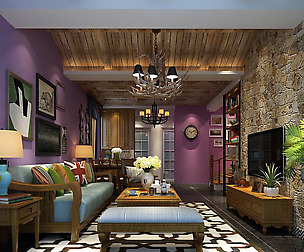 Stylish avant-garde living room design 39