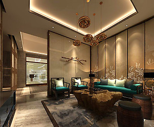 Stylish avant-garde living room design 47