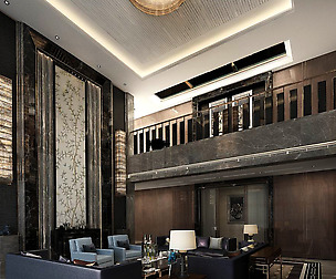Stylish avant-garde living room design 52