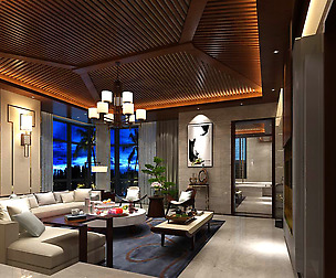Stylish avant-garde living room design 53