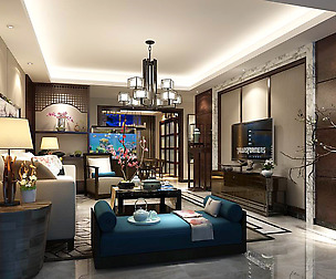 Stylish avant-garde living room design 69