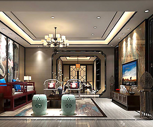 Stylish avant-garde living room design 86