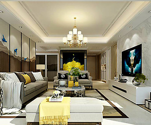 Stylish avant-garde living room design 92