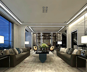 Stylish avant-garde living room design 109