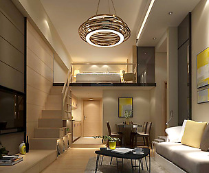 Stylish avant-garde living room design 183