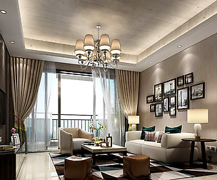 Stylish avant-garde living room design 188
