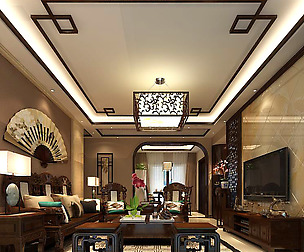 Stylish family living room design 16