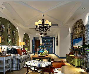 Stylish avant-garde living room design 40