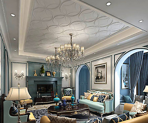 Stylish avant-garde living room design 43