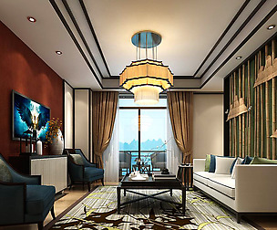 Stylish avant-garde living room design 61