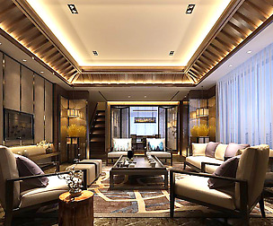 Stylish avant-garde living room design 63