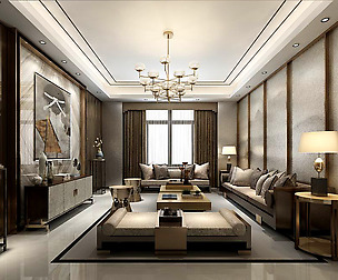 Stylish avant-garde living room design 64