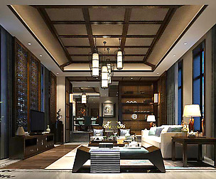 Stylish avant-garde living room design 70