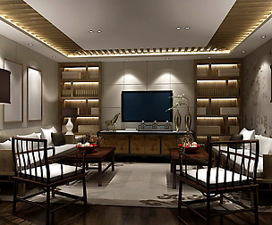 Stylish avant-garde living room design 80