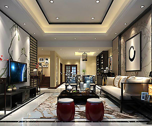 Stylish avant-garde living room design 82