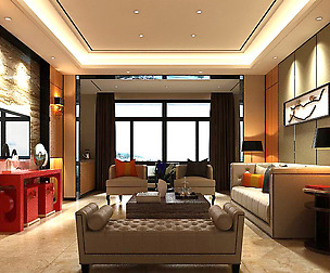 Stylish avant-garde living room design 85