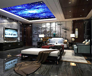 Stylish avant-garde living room design 88